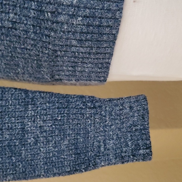 🆕️ Baby GAP Heather Blue Crew Neck Raglan Sweater BOYS SIZE: 5 - Picture 3 of 6